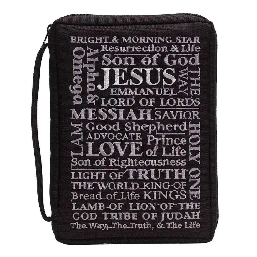 Biblecover Black Large Names of Jesus