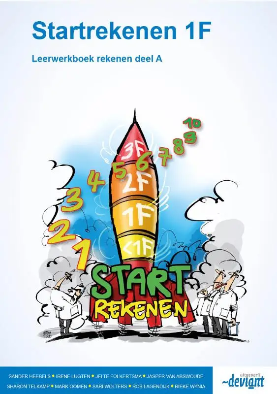 Deel A rekenen / Startrekenen 1F / Leerwerkboek