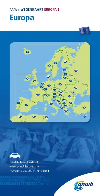 ANWB*Wegenkaart Europa 1. Europa