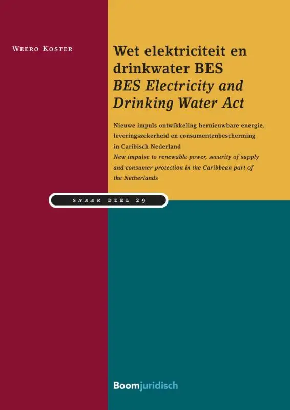 Wet elektriciteit en drinkwater BES / BES Electricity and Drinking Water Act