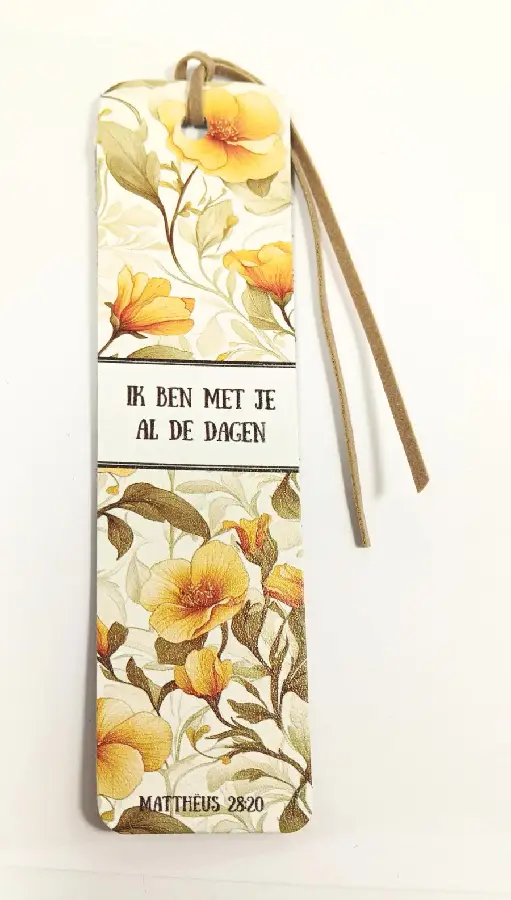 Boekenlegger 'Ik ben met je al de dagen'