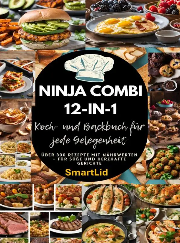 Ninja Combi 12-in-1 Koch- und Backbuch für jede Gelegenheit (SmartLid)