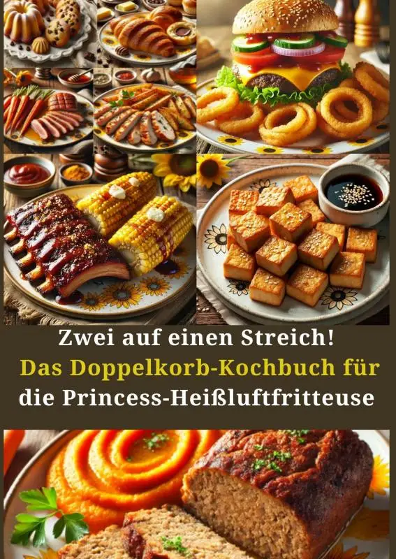 Zwei auf einen Streich! Das Doppelkorb-Kochbuch für die Princess-Heißluftfritteuse