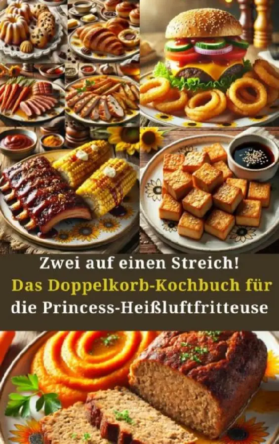 Zwei auf einen Streich! Das Doppelkorb-Kochbuch für die Princess-Heißluftfritteuse