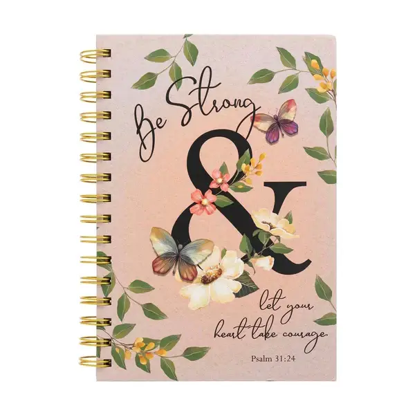 Guided journal Be strong & courageous