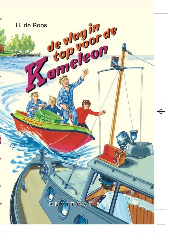 Vlag in top voor de kameleon