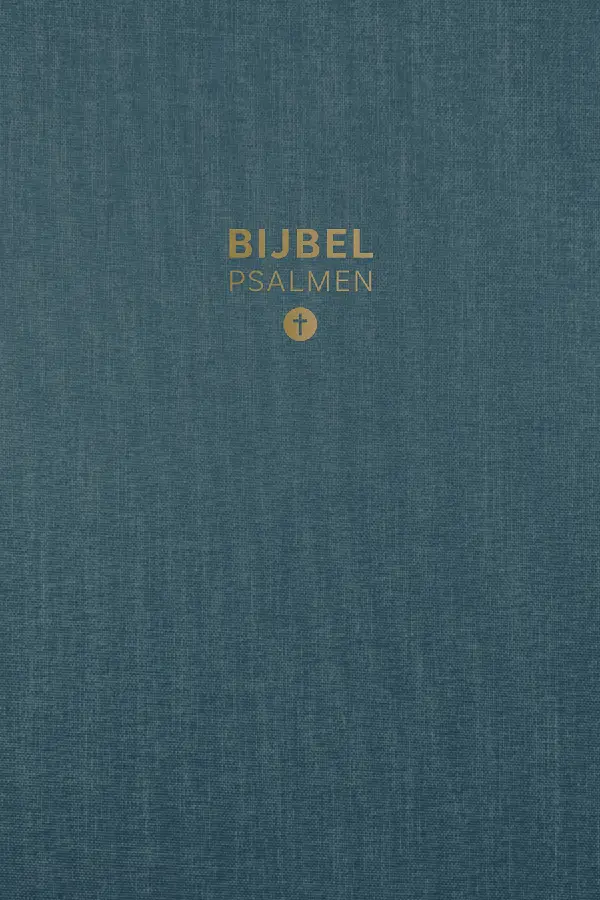 Bijbel HSV ltd. ed.  met psalmen Petrol