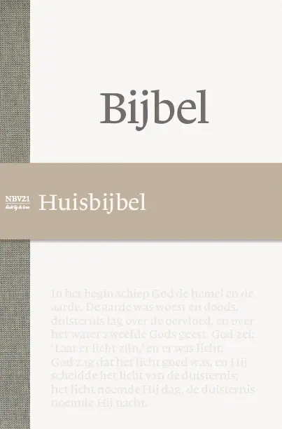 Huisbijbel NBV21 standaard