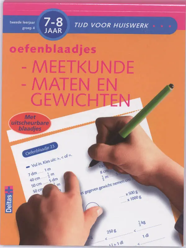 Oefenblaadjes Meetkunde maten en gewichten / Gr 4 7-8 jaar