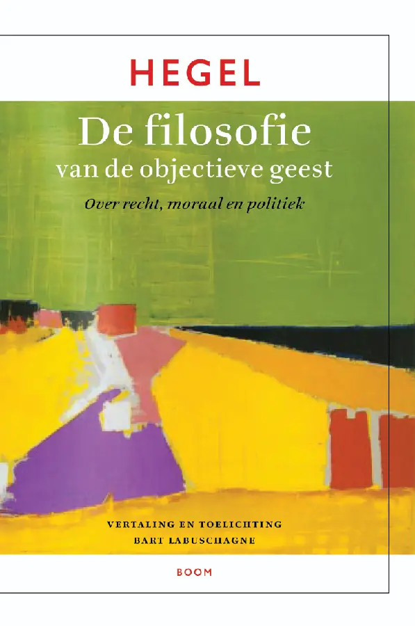 De filosofie van de objectieve geest