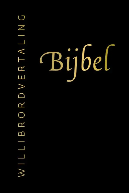 Bijbel (WV) in leer met goudsnee, rits e