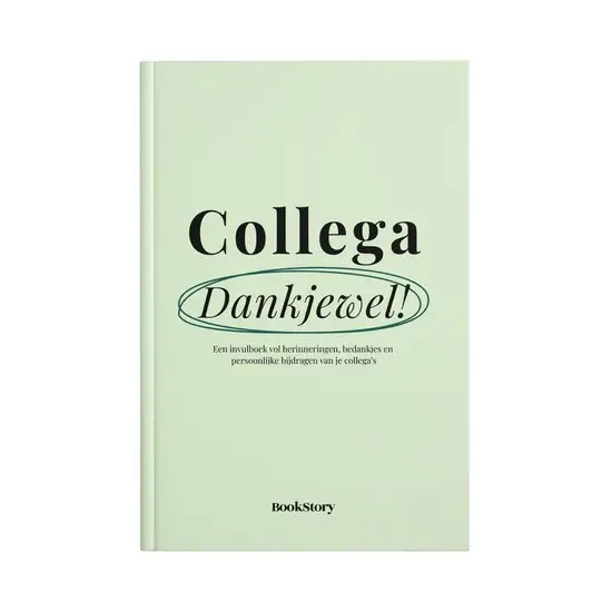 Collega dankjewel!